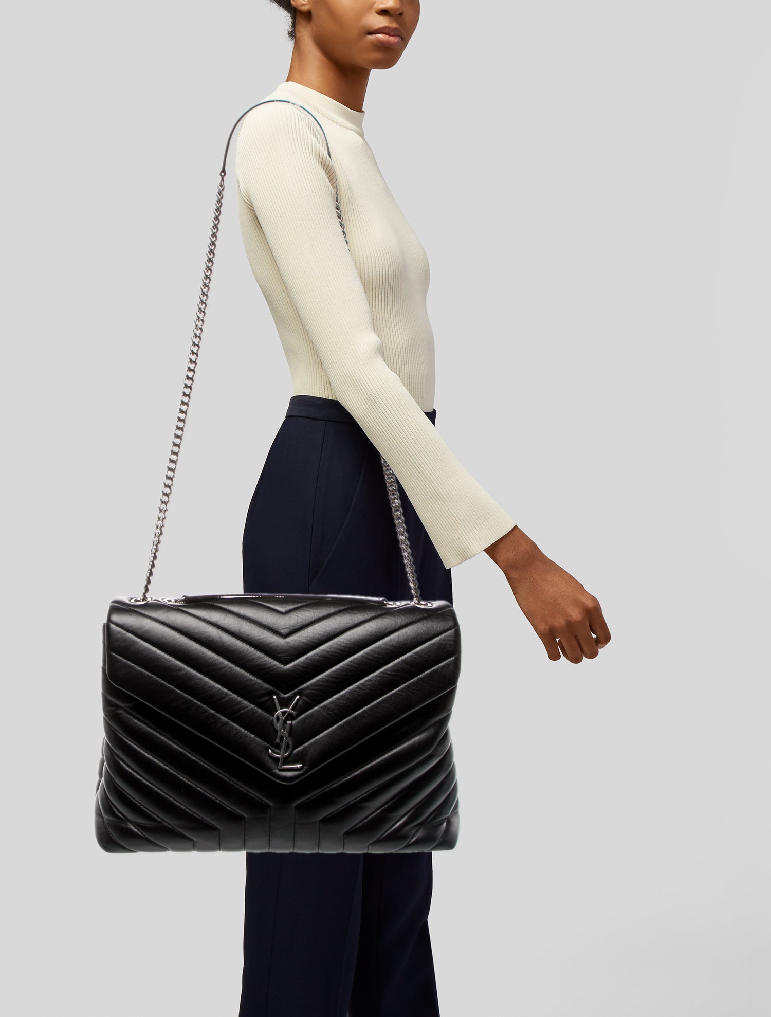 Saint Laurent Leather Shoulder Bag