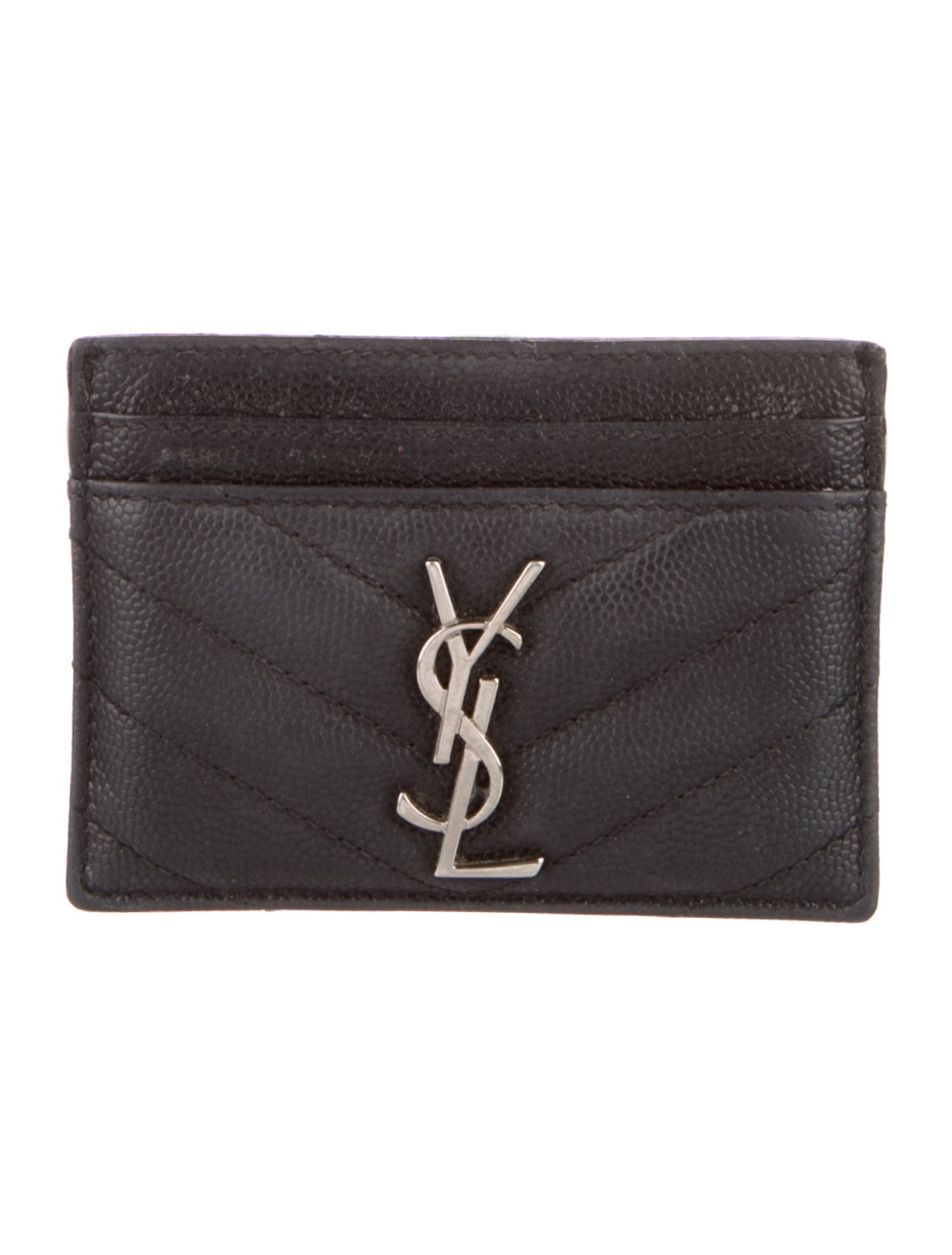 Yves Saint Laurent Leather Card Holder