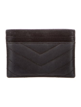 Yves Saint Laurent Leather Card Holder