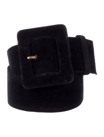 Yves Saint Laurent Velvet Belt