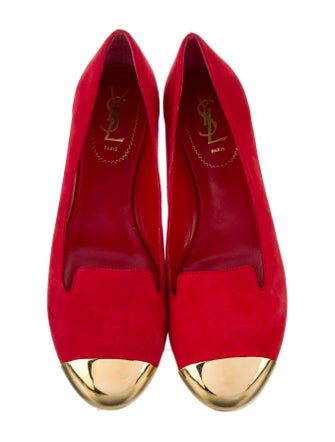 Yves Saint Laurent Suede Ballet Flats