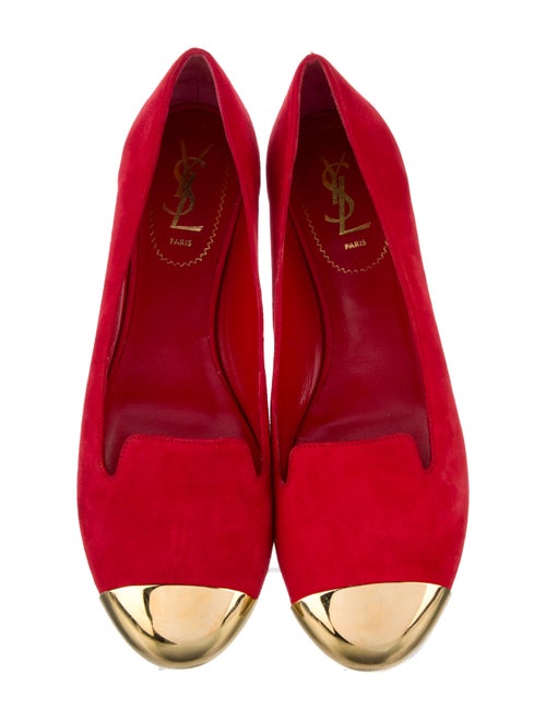 Yves Saint Laurent Suede Ballet Flats