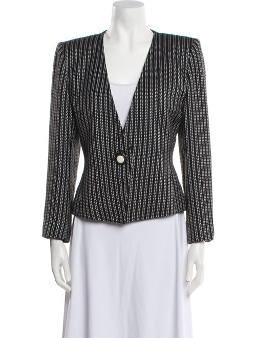 Yves Saint Laurent Silk Striped Blazer
