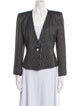 Yves Saint Laurent Silk Striped Blazer