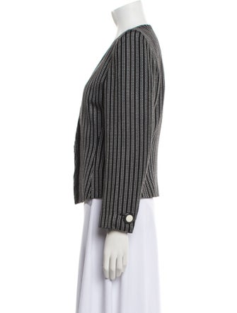 Yves Saint Laurent Silk Striped Blazer