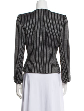 Yves Saint Laurent Silk Striped Blazer