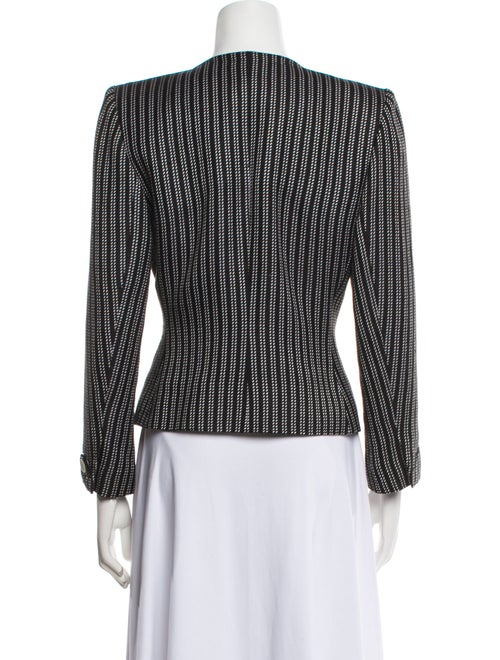 Yves Saint Laurent Silk Striped Blazer