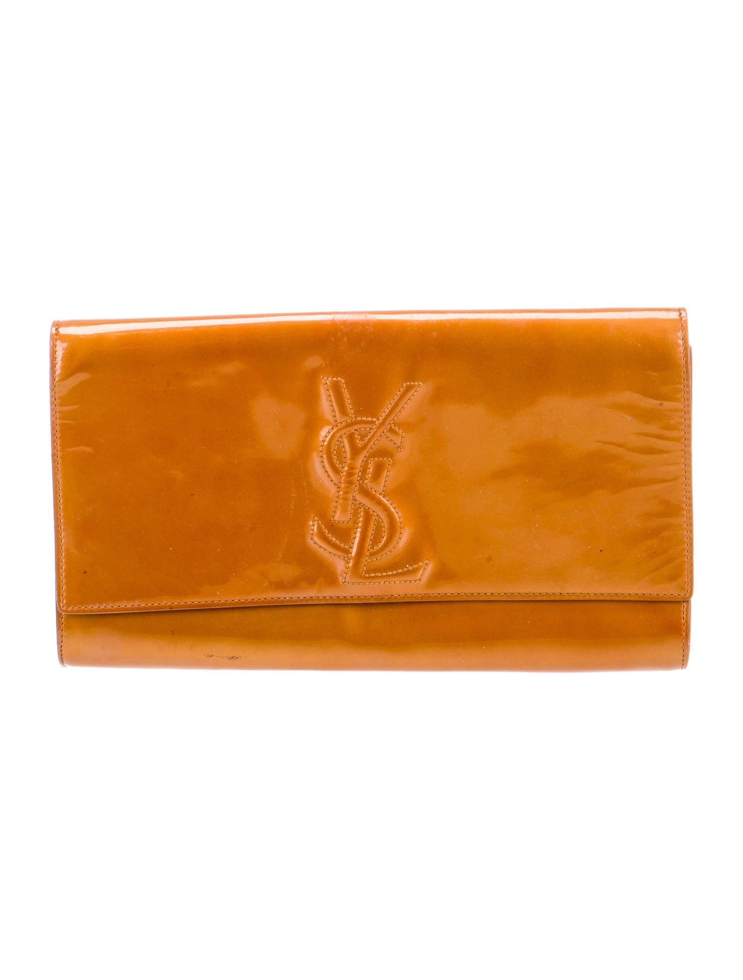 Yves Saint Laurent Patent Leather Clutch Vintage