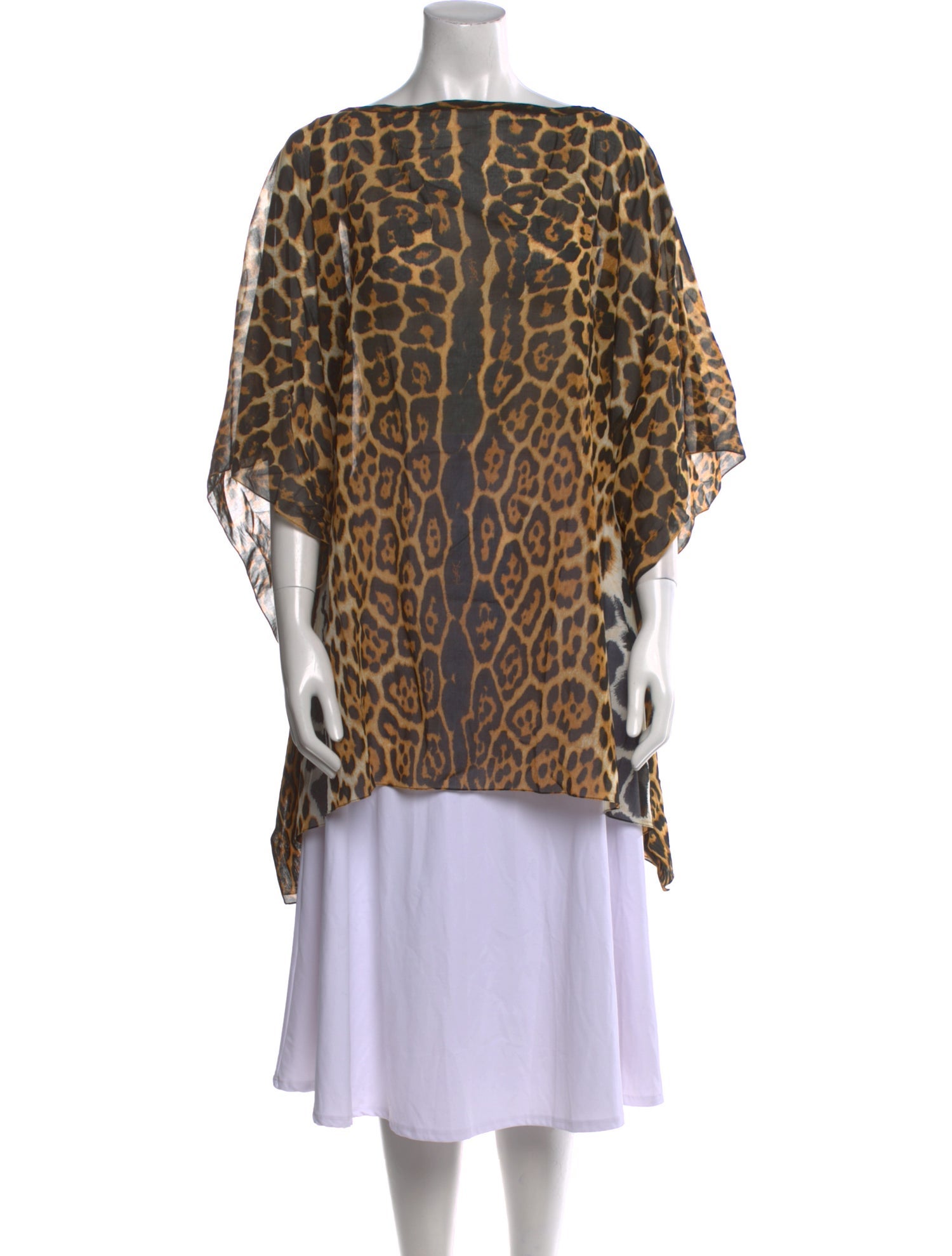 Yves Saint Laurent Vintage Animal Print Tunic