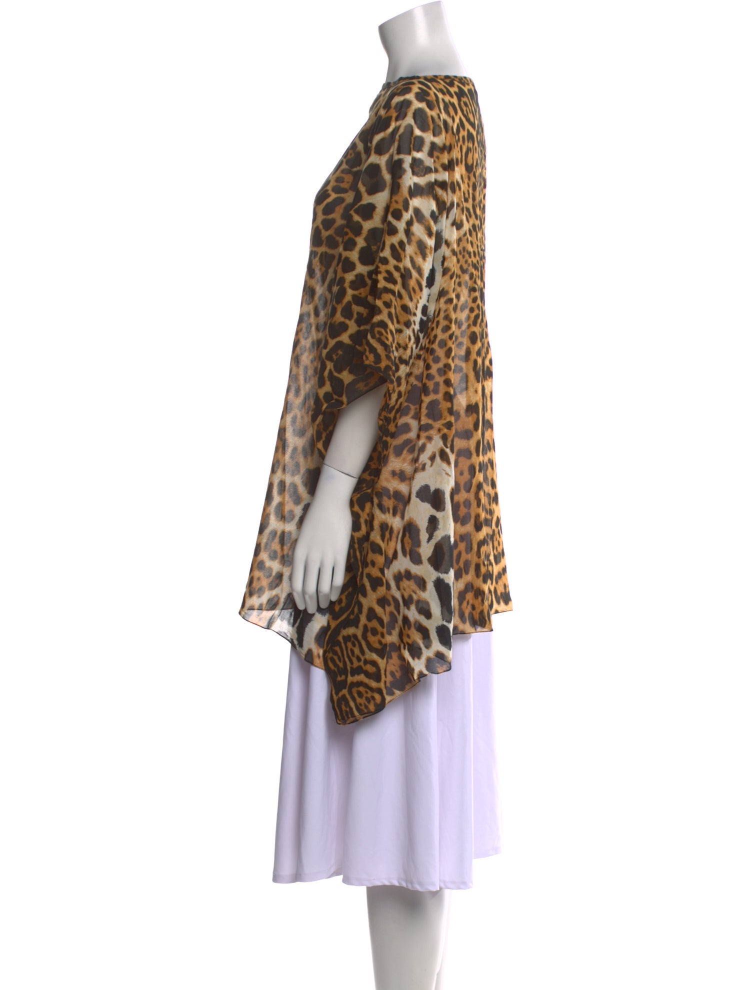 Yves Saint Laurent Vintage Animal Print Tunic