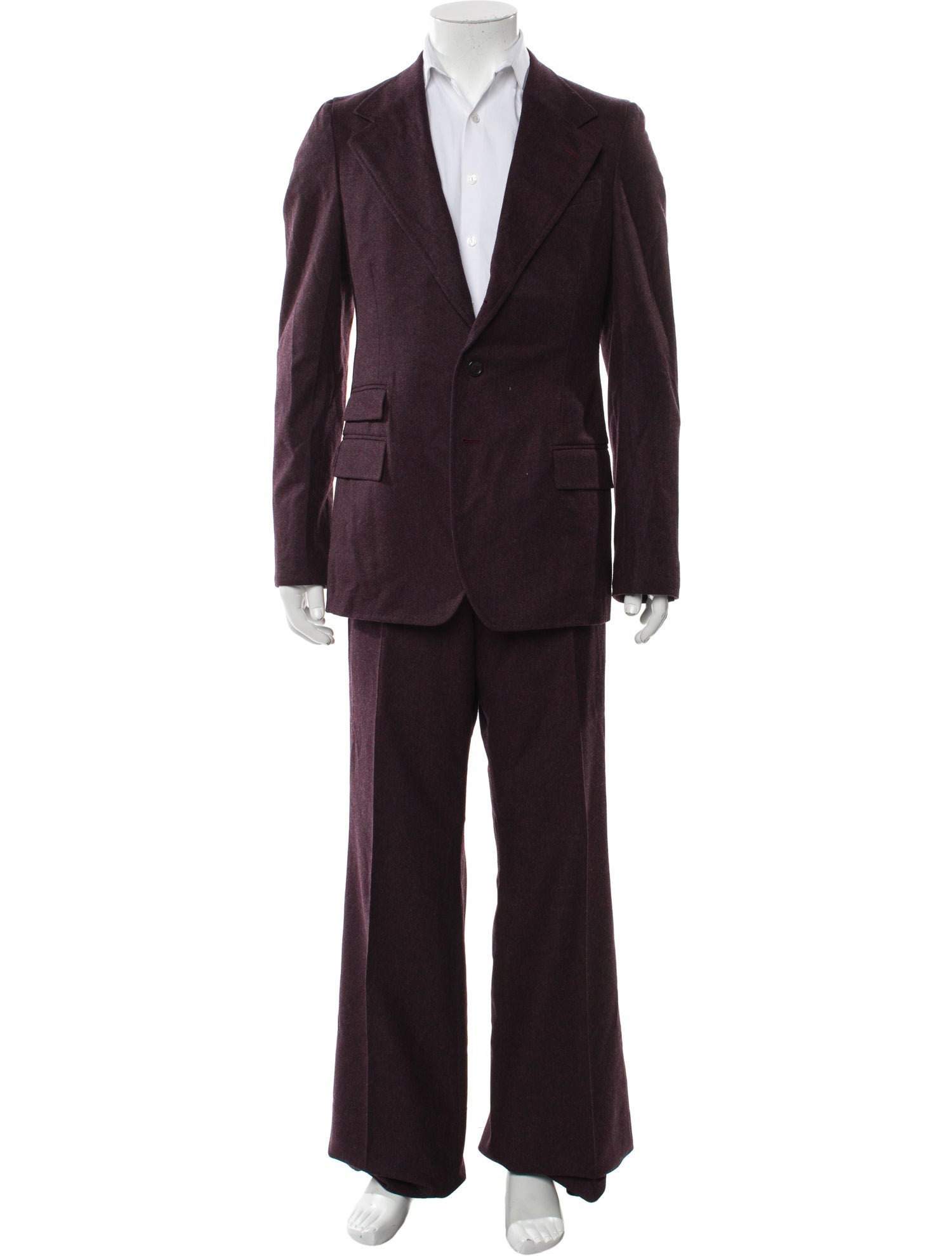 Yves Saint Laurent Wool Three-Piece Suit