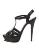 Yves Saint Laurent Leather T-Strap Sandals
