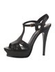 Yves Saint Laurent Leather T-Strap Sandals