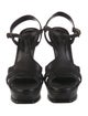 Yves Saint Laurent Leather T-Strap Sandals
