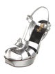 Yves Saint Laurent Leather T-Strap Sandals