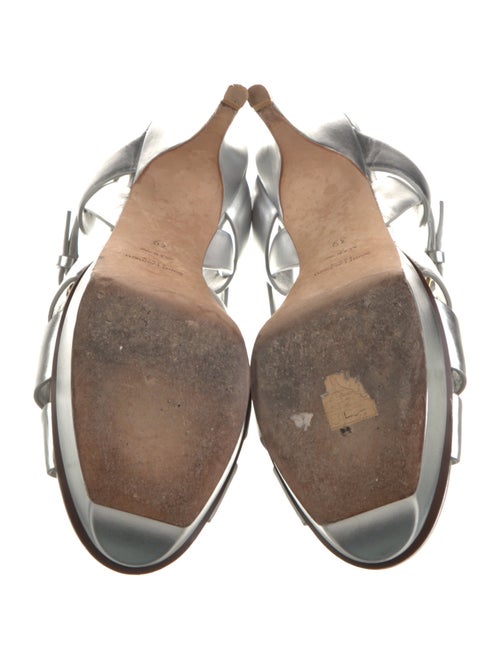 Yves Saint Laurent Leather T-Strap Sandals