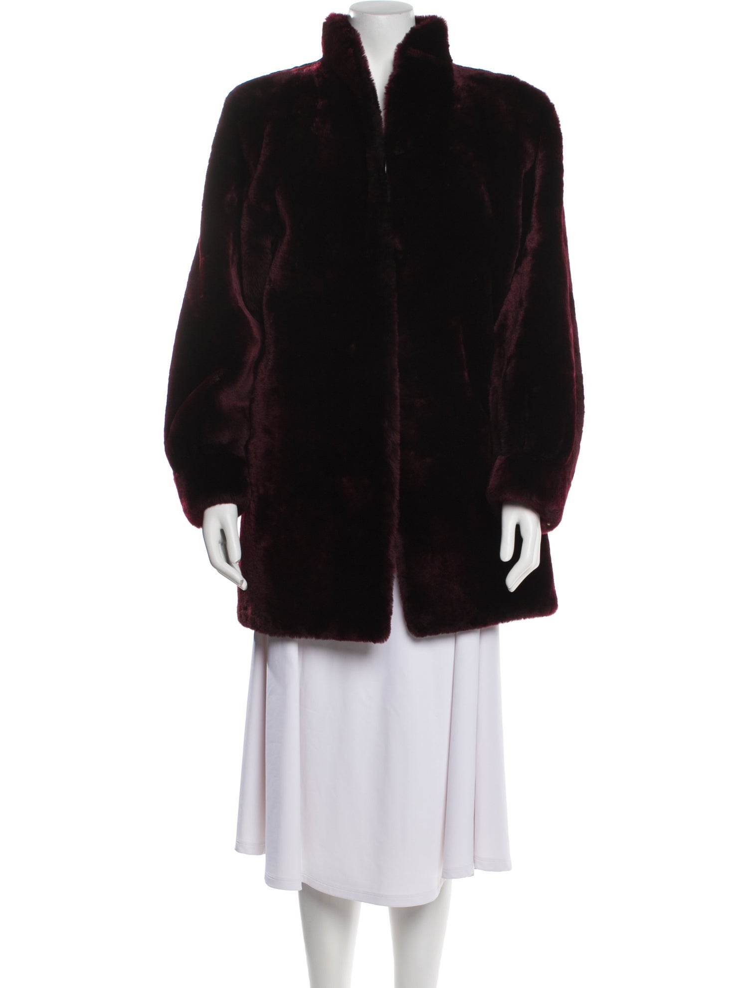 Yves Saint Laurent Vintage Late 1980's - Early 1990's Faux Fur Coat