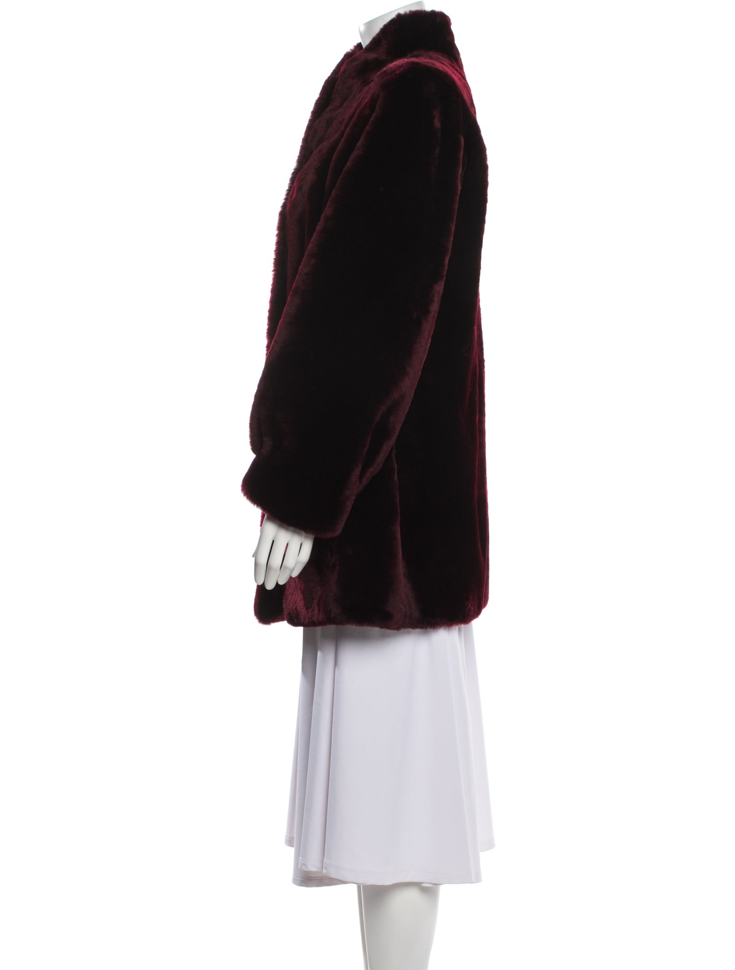 Yves Saint Laurent Vintage Late 1980's - Early 1990's Faux Fur Coat