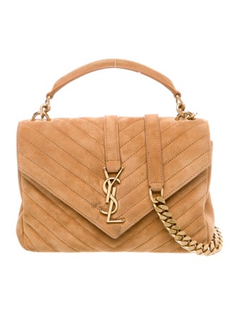Saint Laurent Suede College Medium
