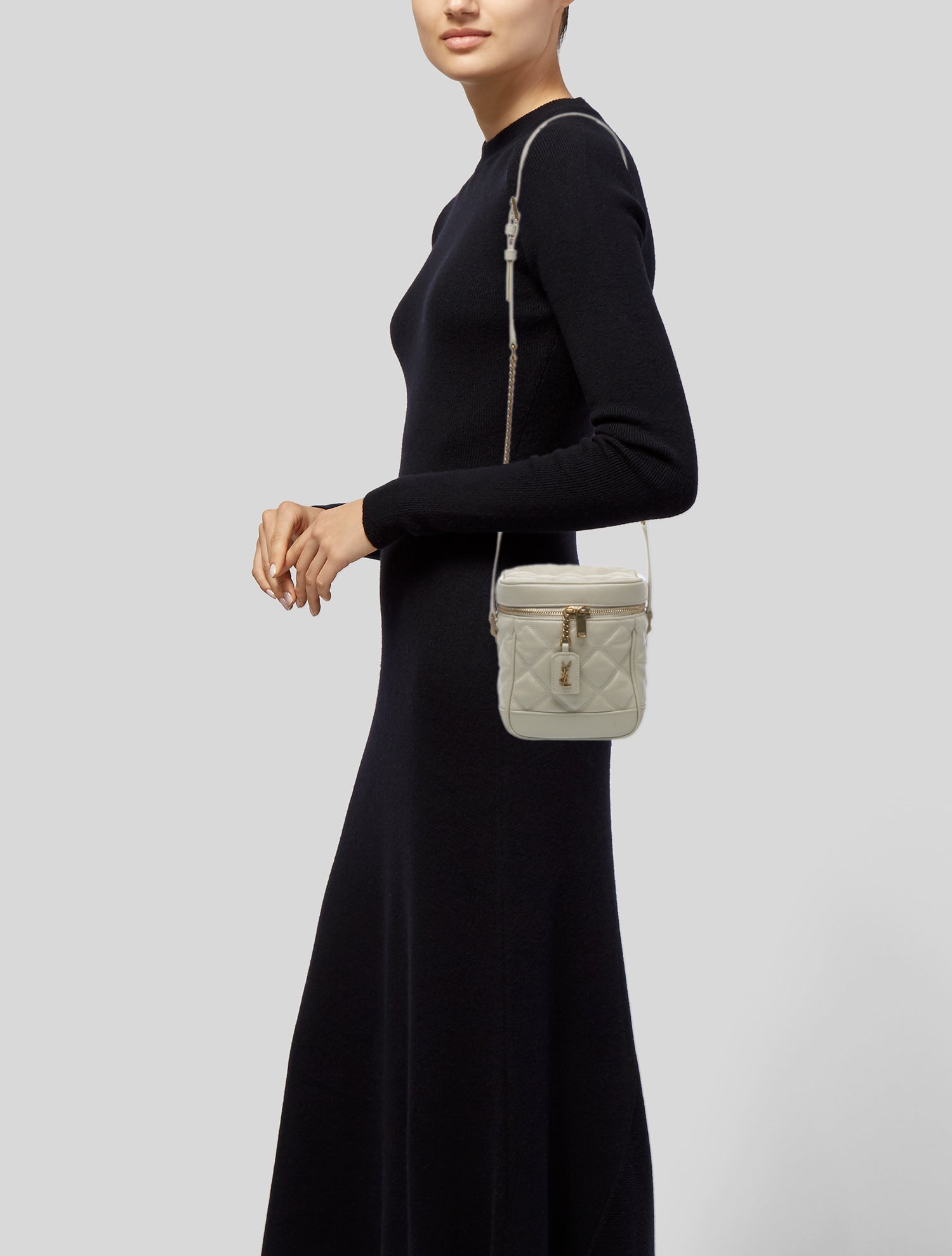 Saint Laurent Leather Vanity Mini