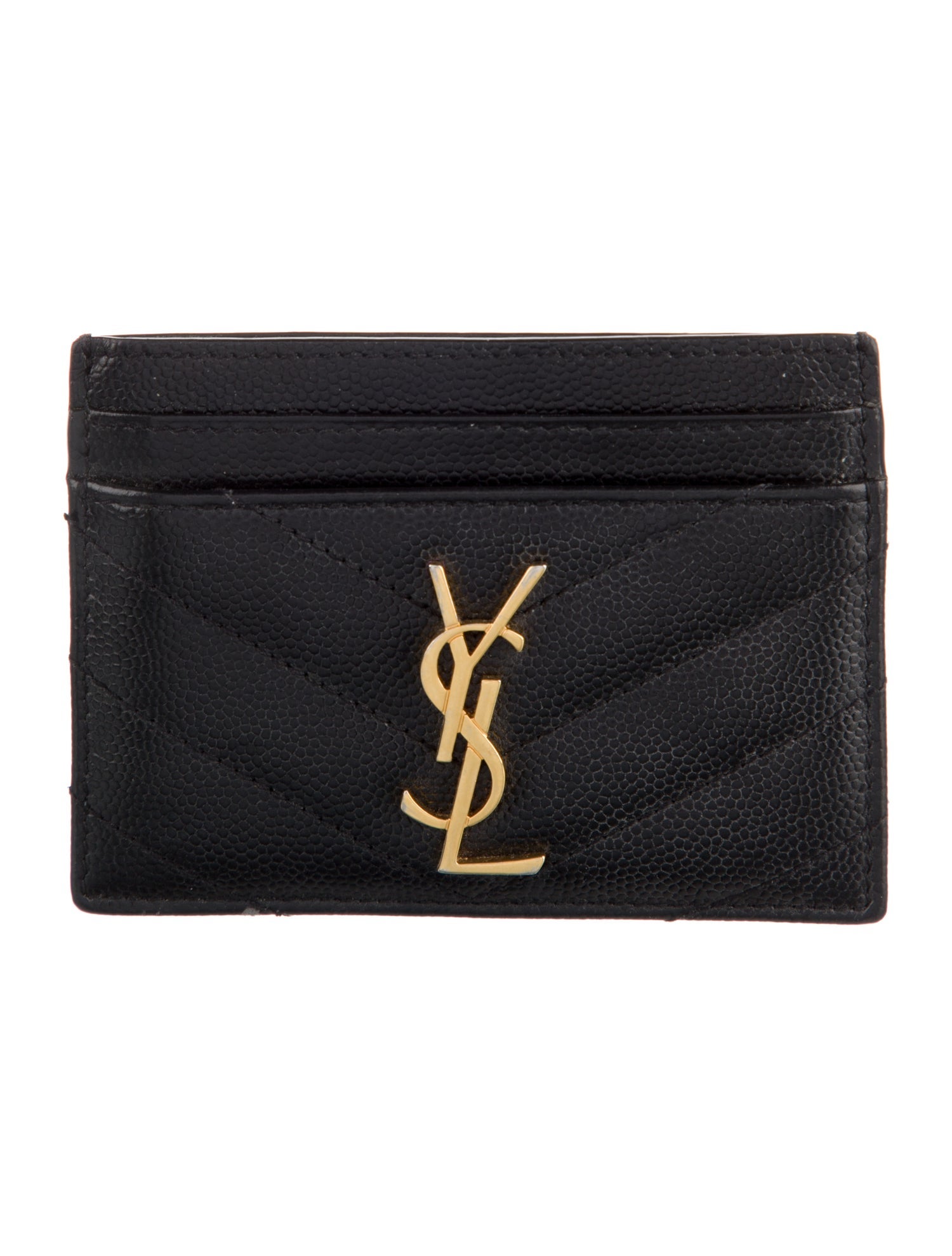 Yves Saint Laurent Leather Card Holder