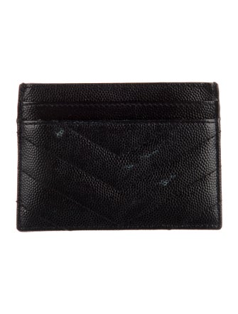 Yves Saint Laurent Leather Card Holder