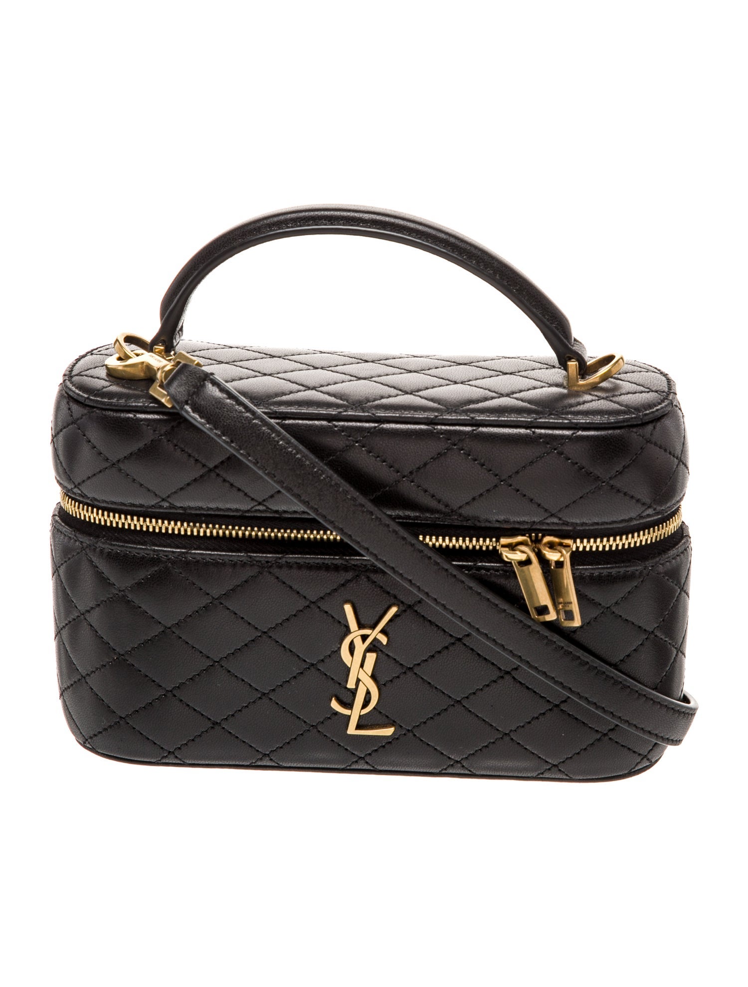 Saint Laurent Quilted Top Handle Bag 2024