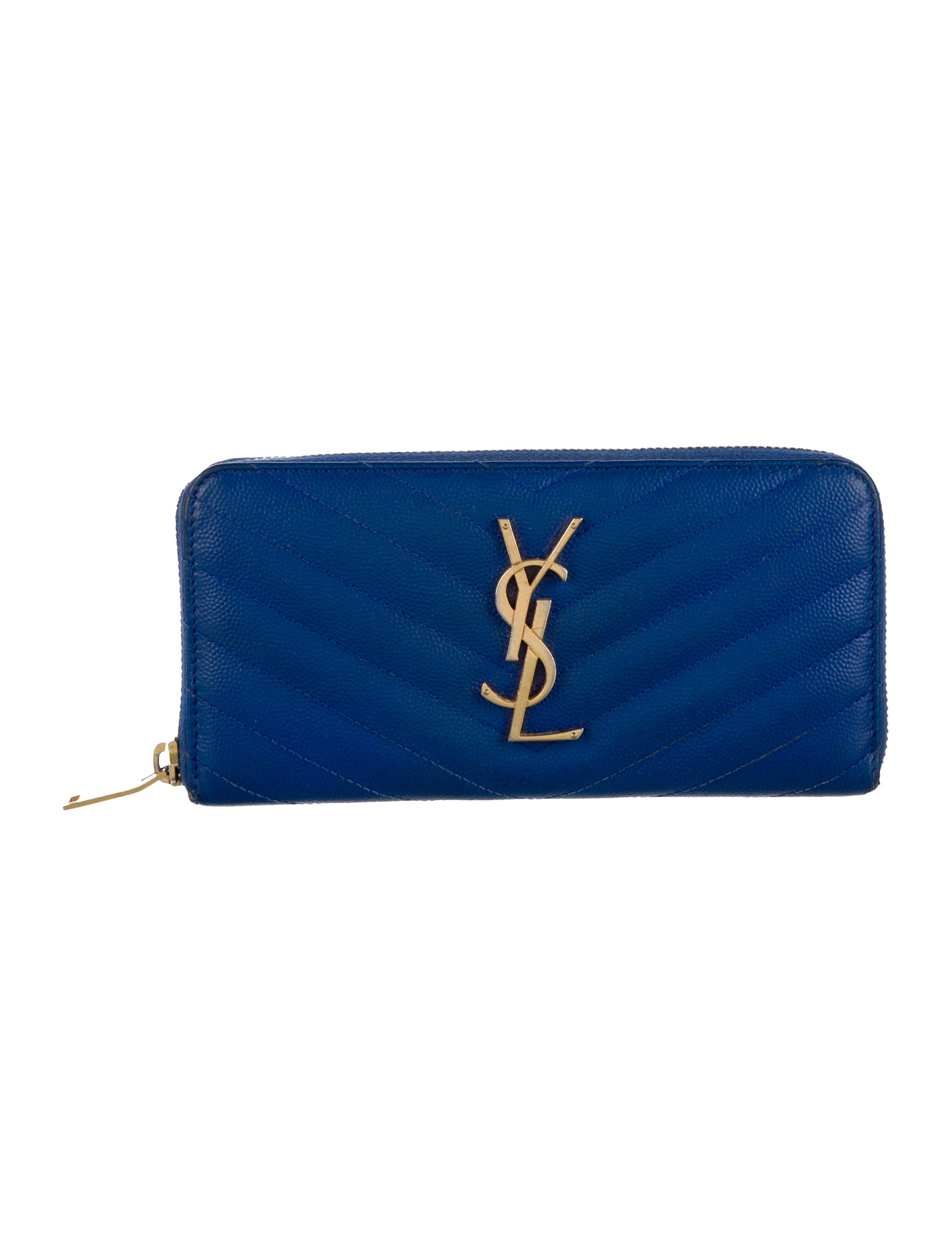 Saint Laurent Leather Continental Wallet