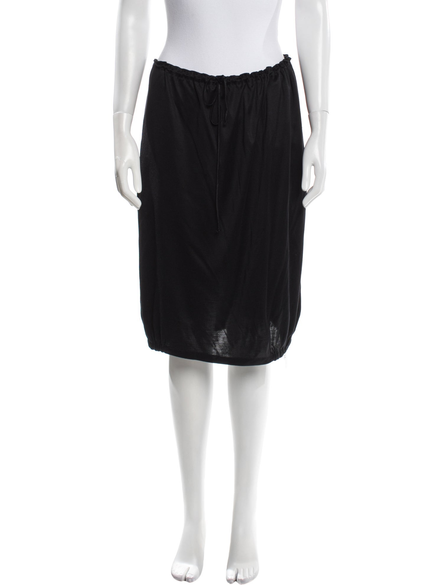 Yves Saint Laurent Silk Knee-Length Skirt