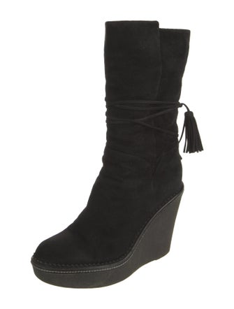 Yves Saint Laurent Suede Boots