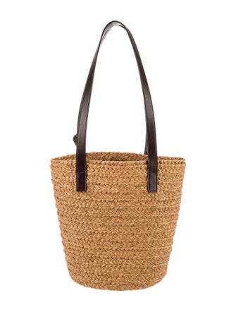 Saint Laurent Raffia Shoulder Bag