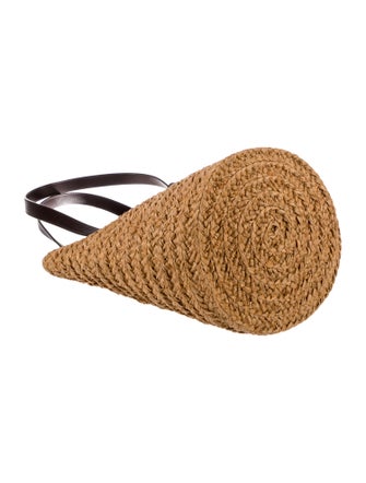 Saint Laurent Raffia Shoulder Bag