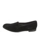 Yves Saint Laurent Rive Gauche Velvet Embroidered Accent Slippers