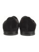 Yves Saint Laurent Rive Gauche Velvet Embroidered Accent Slippers