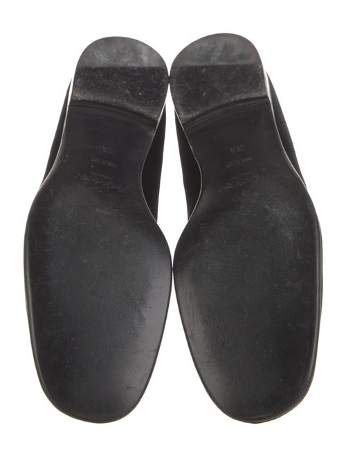 Yves Saint Laurent Rive Gauche Velvet Embroidered Accent Slippers