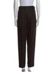 Yves Saint Laurent Cashmere Straight Leg Pants