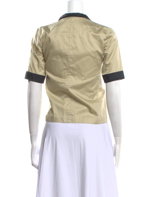 Yves Saint Laurent Silk Short Sleeve Polo