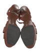 Yves Saint Laurent Leather T-Strap Sandals