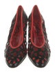 Yves Saint Laurent Leather Colorblock Pattern Pumps