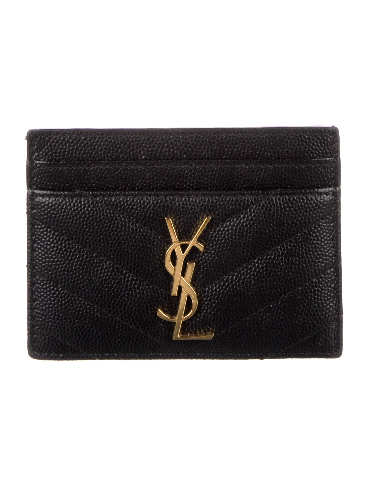 Saint Laurent 2021 Vegan Leather Card Holder