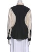 Yves Saint Laurent Silk Mock Neck Blouse
