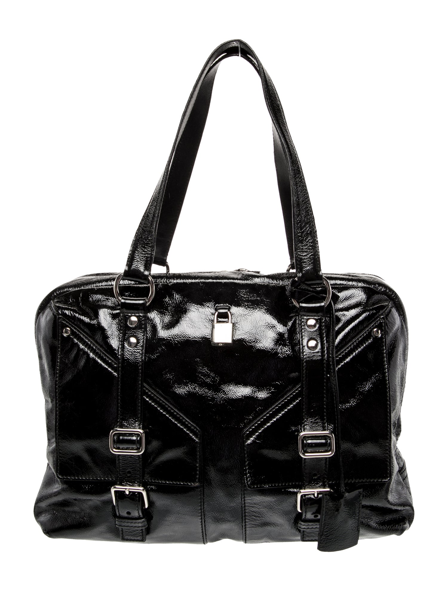 Yves Saint Laurent Patent Leather Shoulder Bag