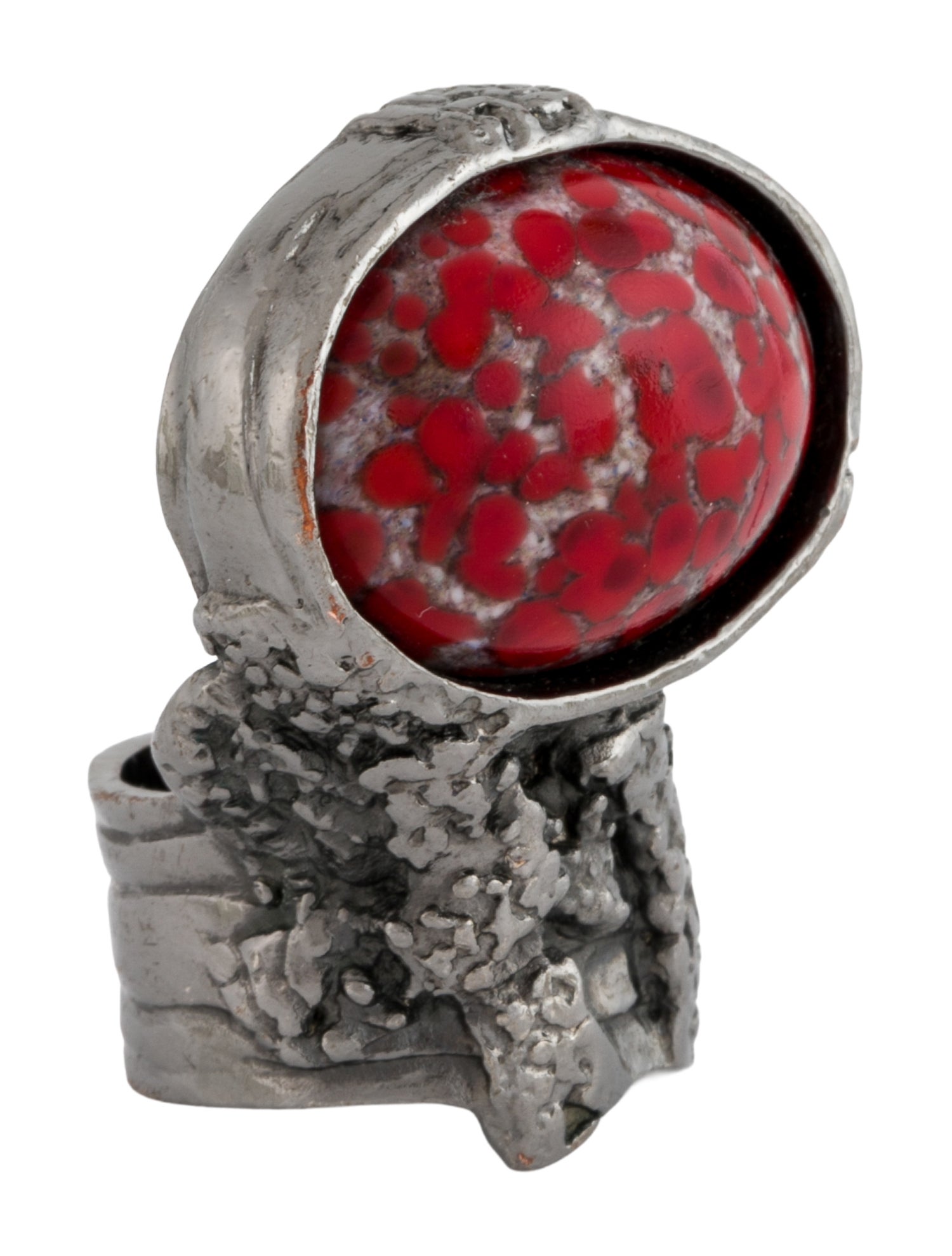 Yves Saint Laurent Resin Arty Cocktail Ring