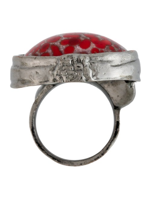Yves Saint Laurent Resin Arty Cocktail Ring