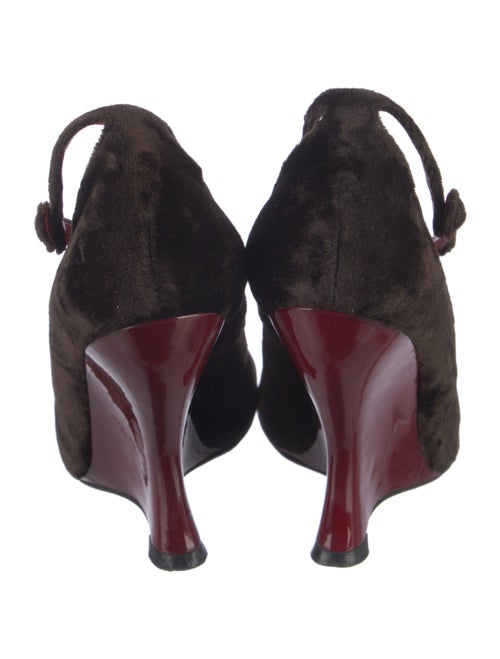 Yves Saint Laurent Velvet Sandals