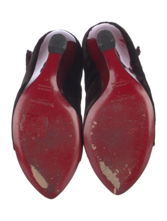 Yves Saint Laurent Velvet Sandals