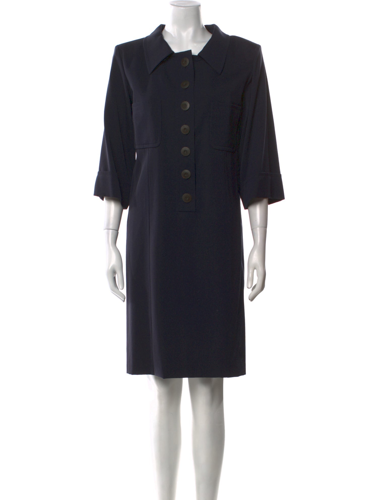 Yves Saint Laurent Rive Gauche Vintage Knee-Length Dress