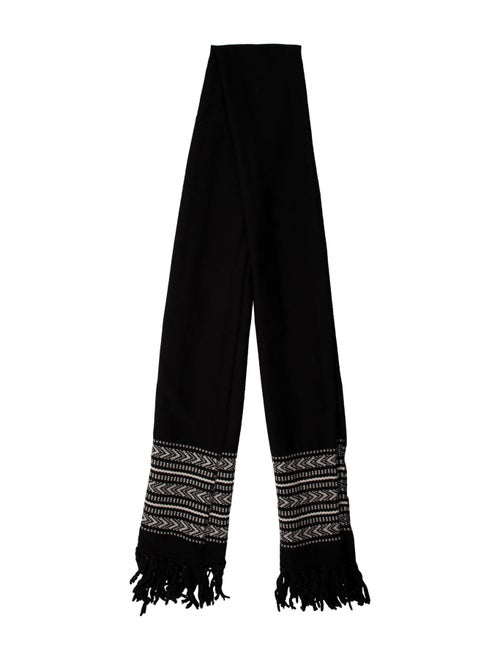 Saint Laurent Wool Striped Scarf