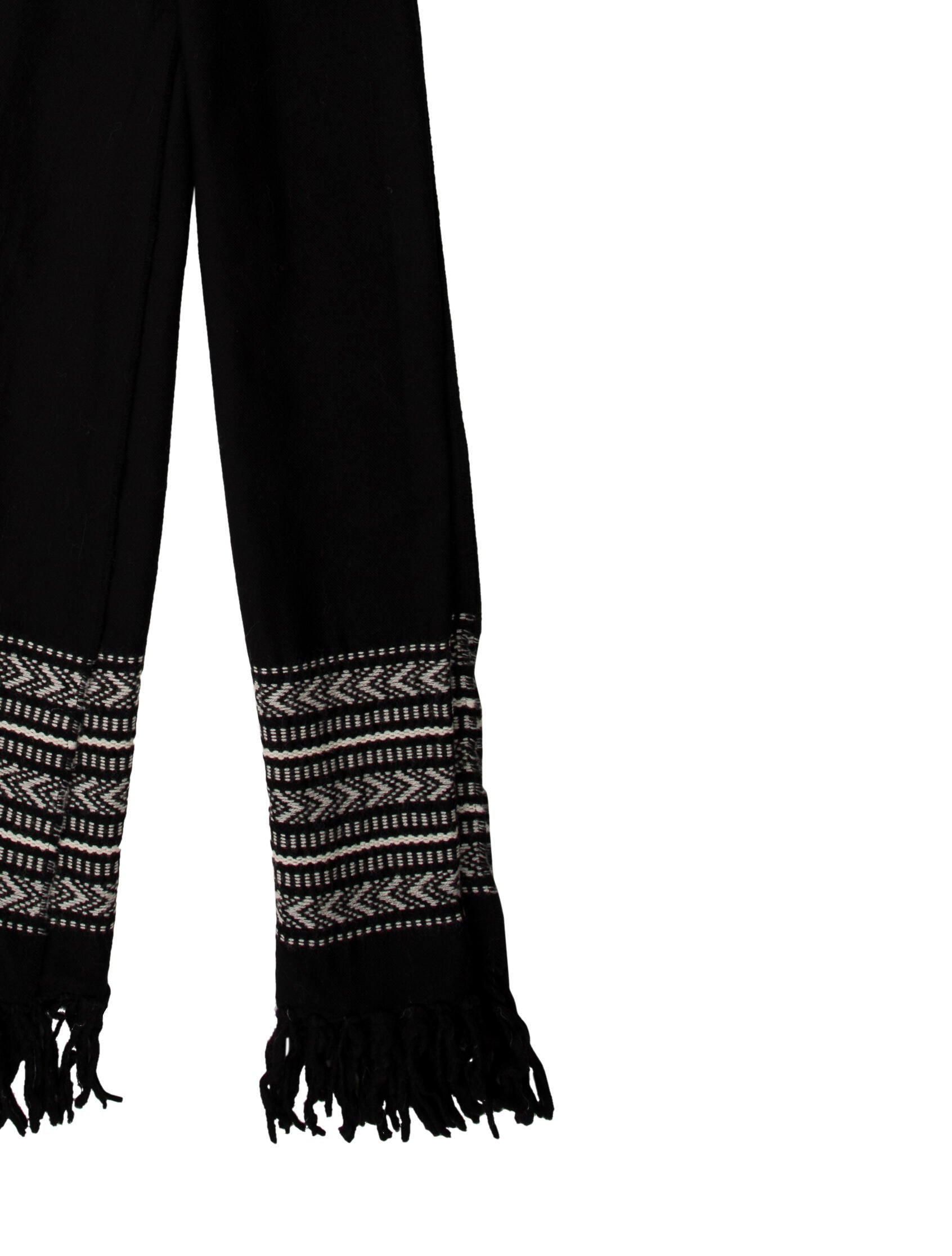 Saint Laurent Wool Striped Scarf