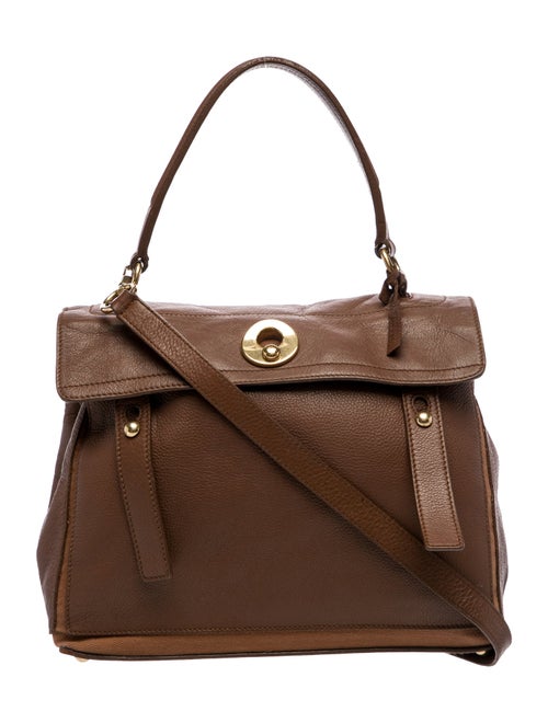 Yves Saint Laurent Leather Top Handle Bag